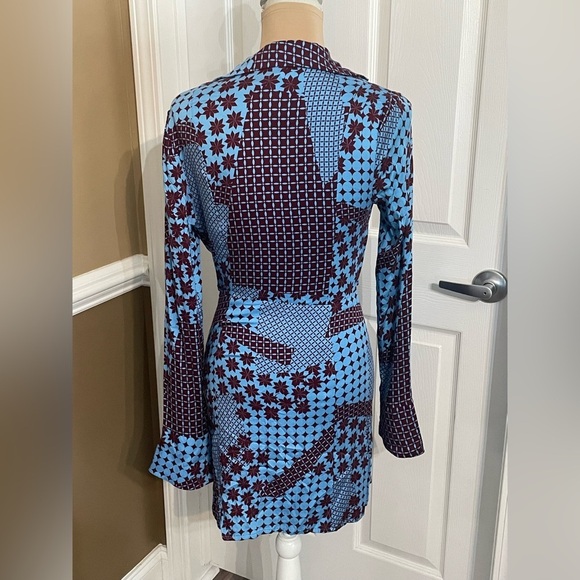 Free People 💎 Miki Dress Mini V-Neck Front-Tie Closure Waist Cut Out Size XS NWT - Picture 13 of 16